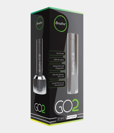 iBreathe GO2 Hybrid E-Cigarette Battery