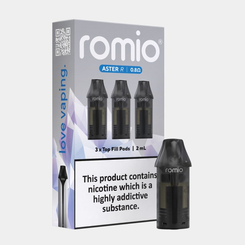 Romio Aster R - 2ml Refillable Replacement Pods