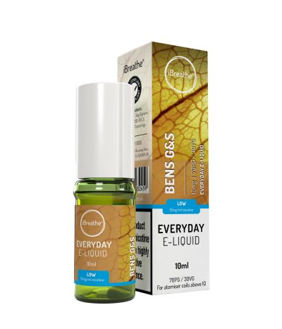 iBreathe High PG E-Liquid Bens G&S 10ml