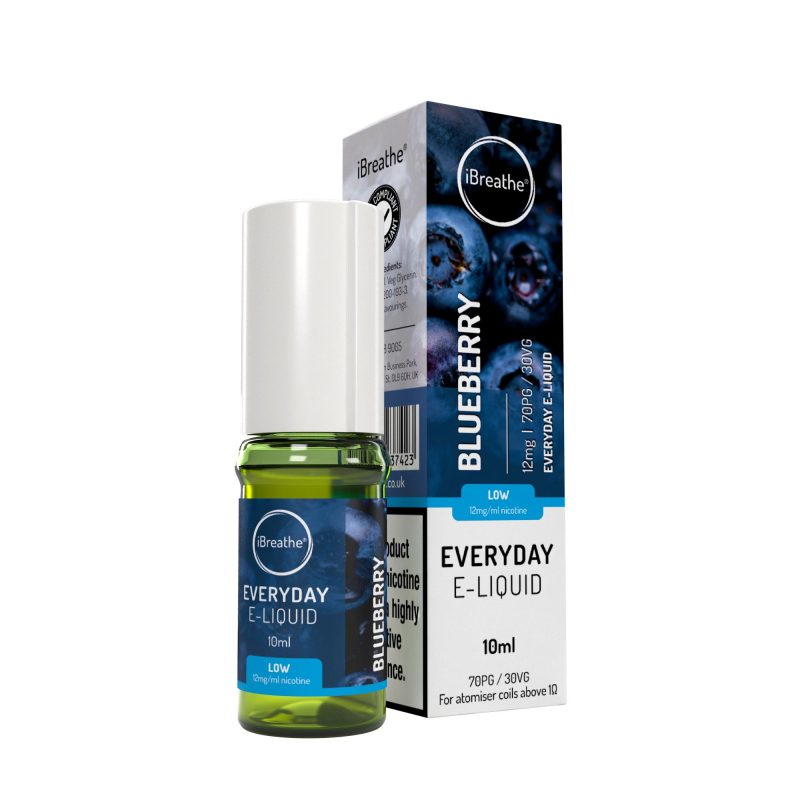 iBreathe High PG E-Liquid Blueberry 10ml