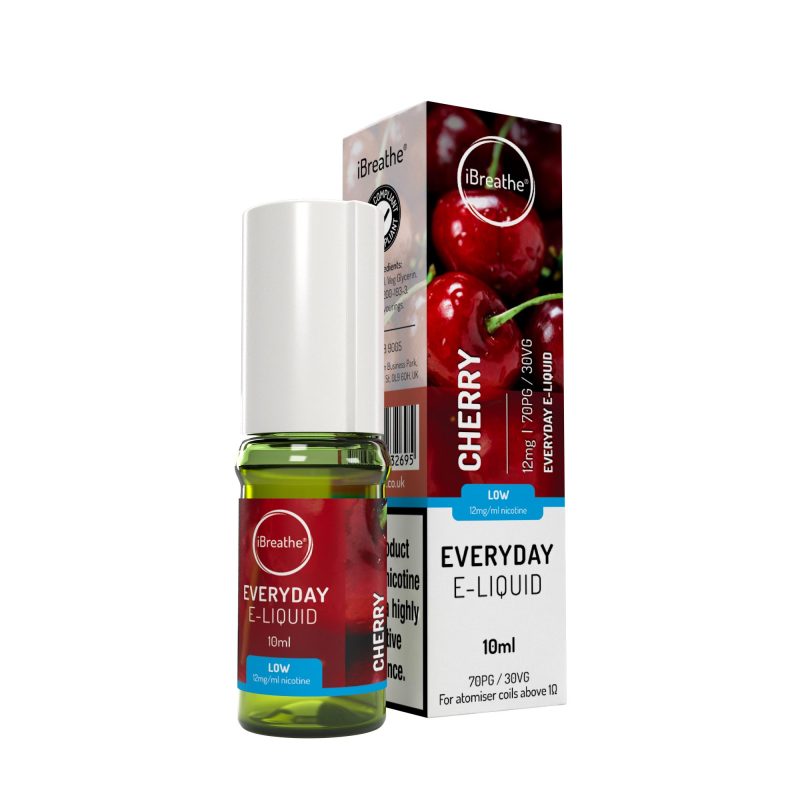 iBreathe High PG E-Liquid Cherry 10ml