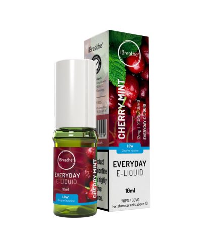 iBreathe High PG E-Liquid Cherry Mint 10ml