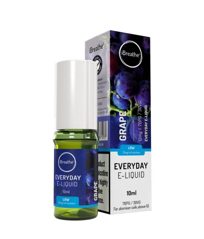 iBreathe High PG E-Liquid Grape 10ml