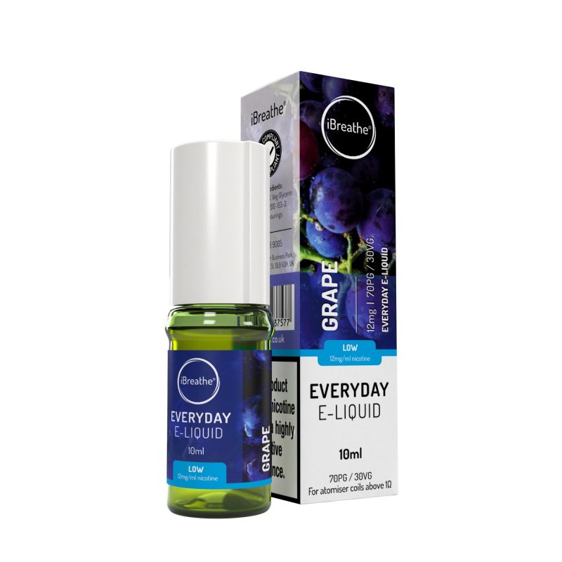 iBreathe High PG E-Liquid Grape 10ml