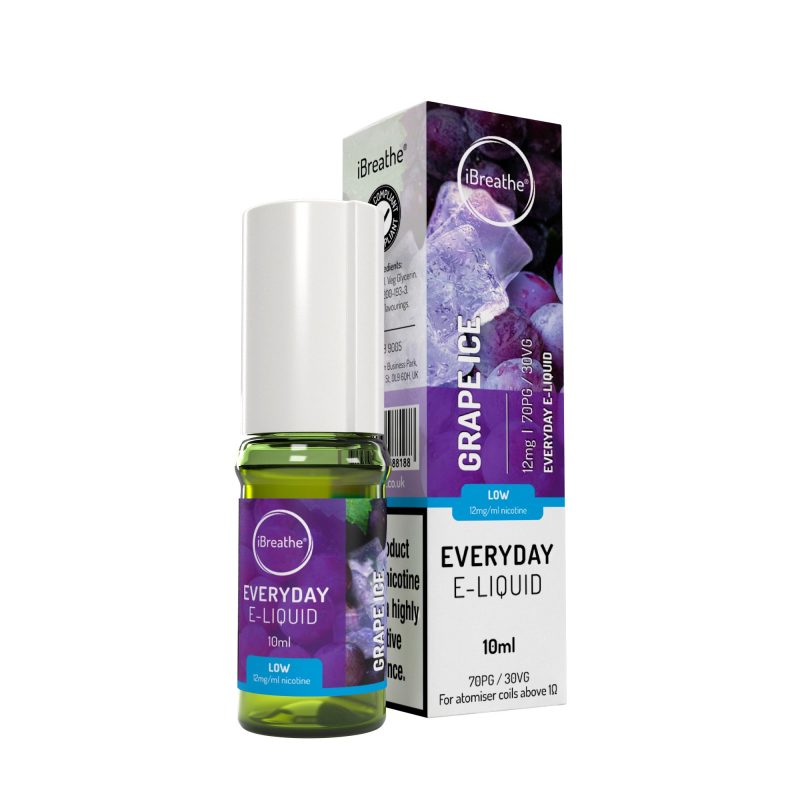 iBreathe High PG E-Liquid Grape Ice 10ml