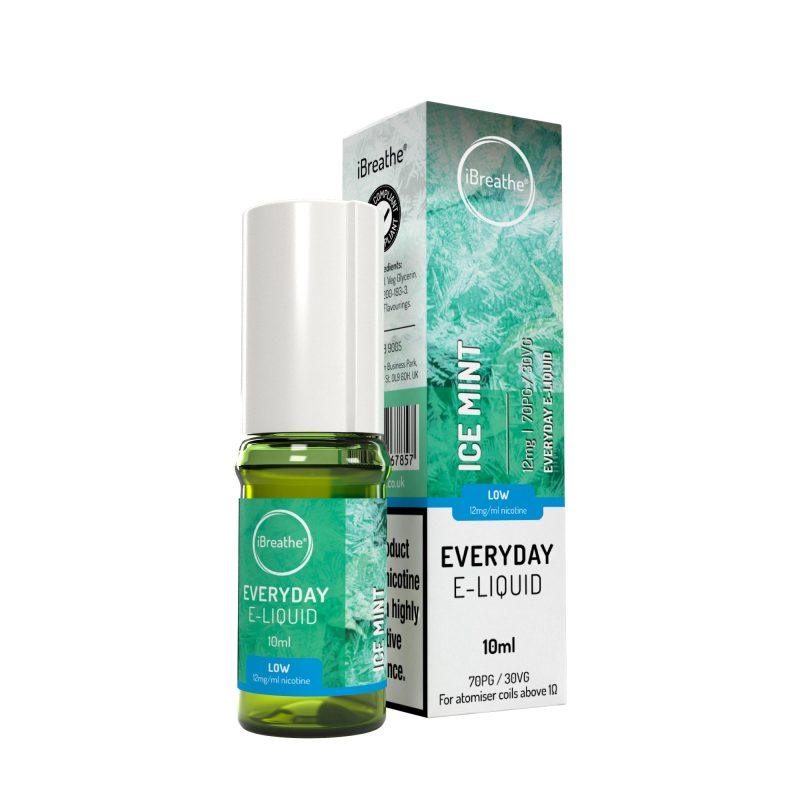 iBreathe High PG E-Liquid Ice Mint 10ml