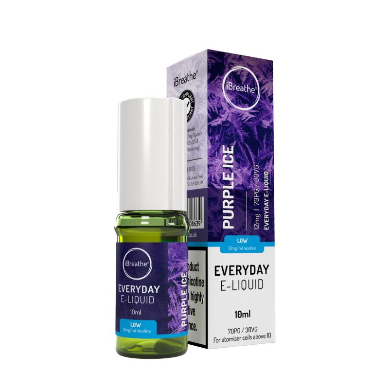 iBreathe High PG E-Liquid Purple Ice 10ml
