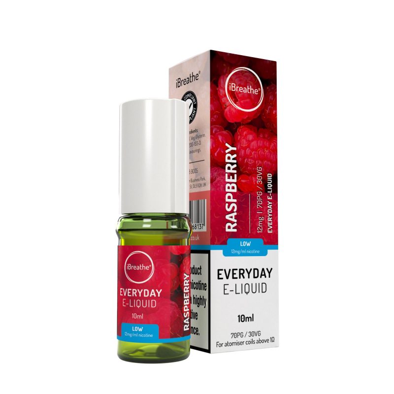 iBreathe High PG E-Liquid Raspberry 10ml