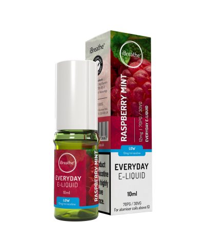 iBreathe High PG E-Liquid Raspberry Mint 10ml