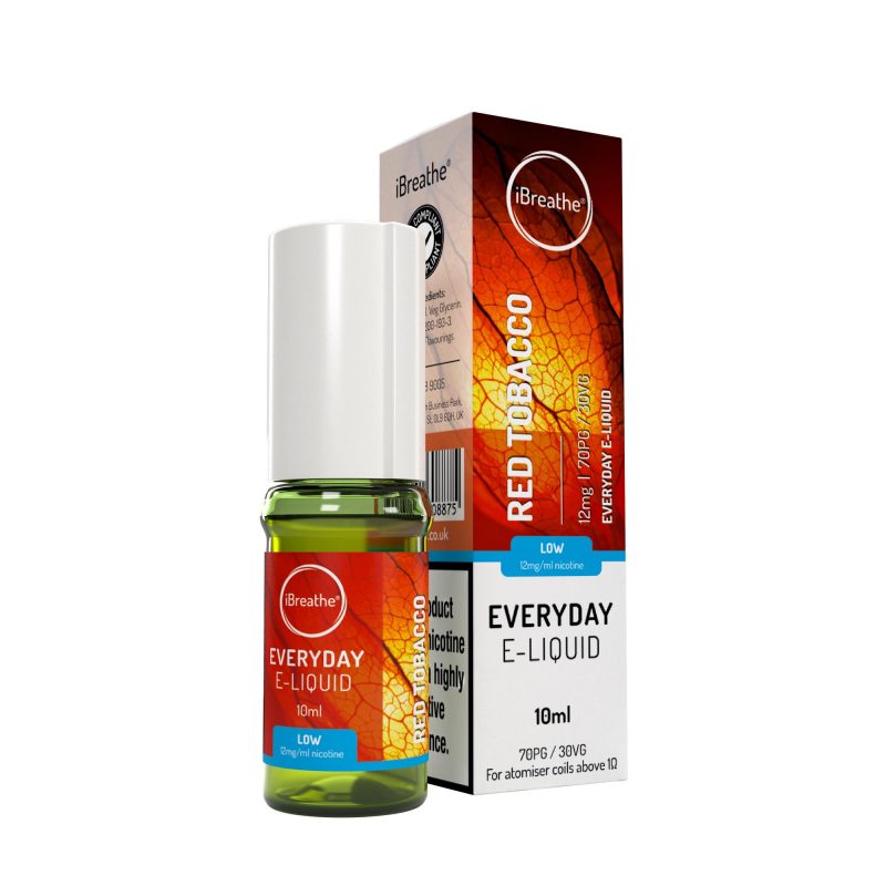 iBreathe High PG E-Liquid Red Tobacco 10ml