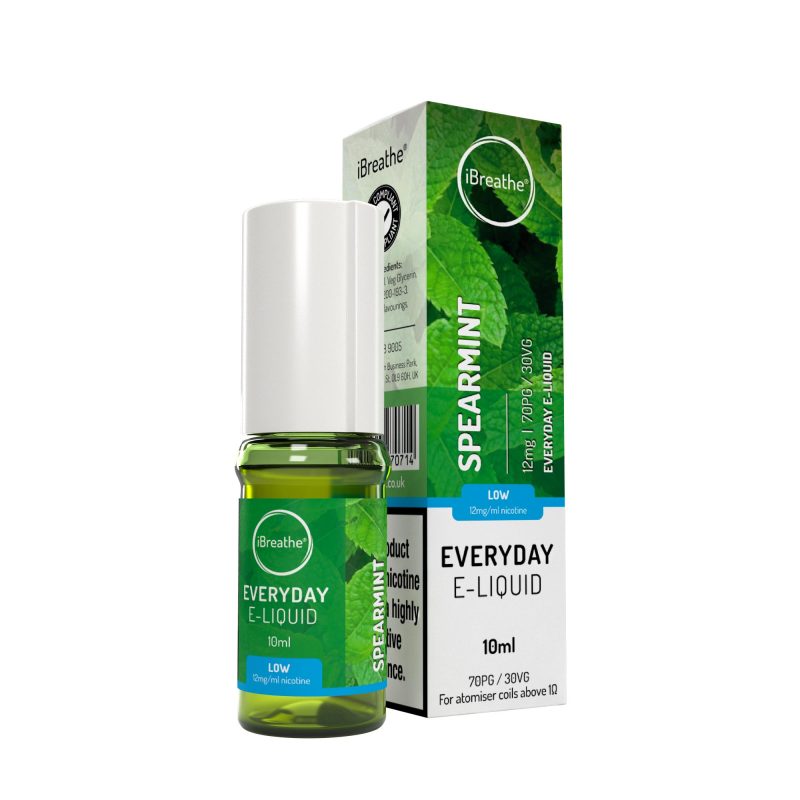iBreathe High PG E-Liquid Spearmint 10ml