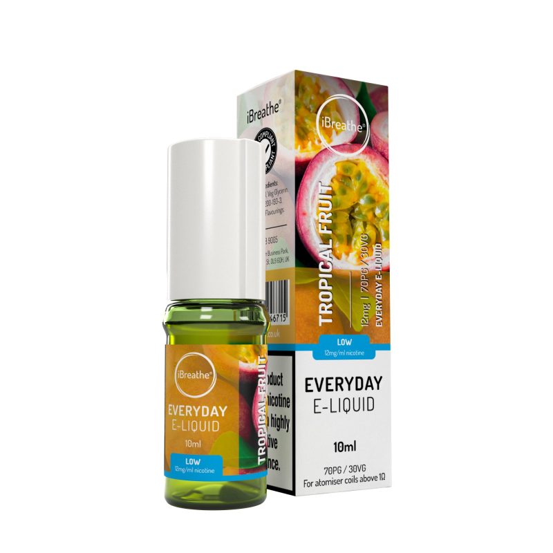 iBreathe High PG E-Liquid Tropical Fruit 10ml