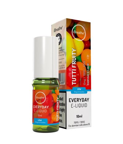 iBreathe High PG E-Liquid Tutti Fruity 10ml