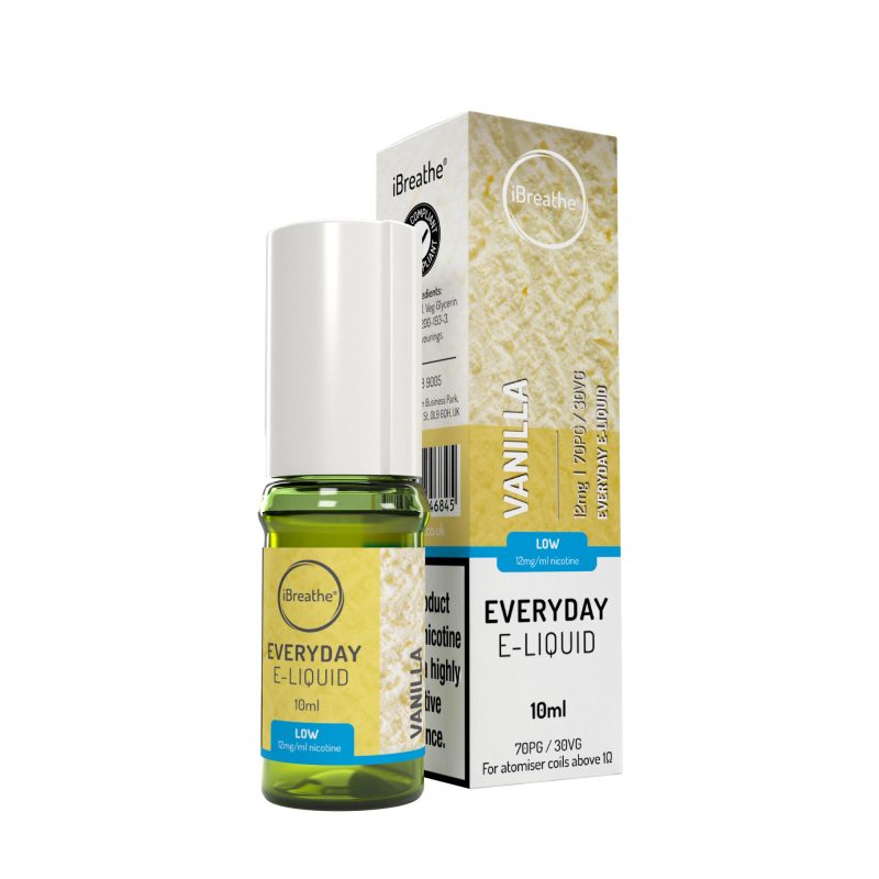 iBreathe High PG E-Liquid Vanilla 10ml