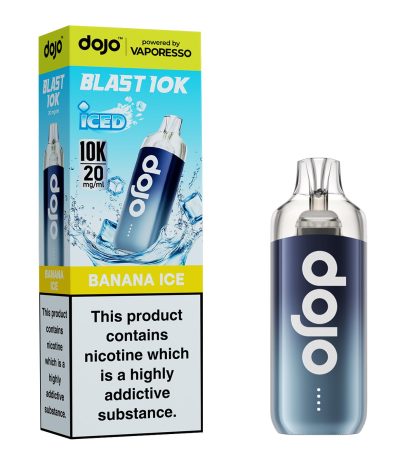 Banana Ice – Dojo Blast 10K Vape Kit (2ml + 10ml Refillable Pod)