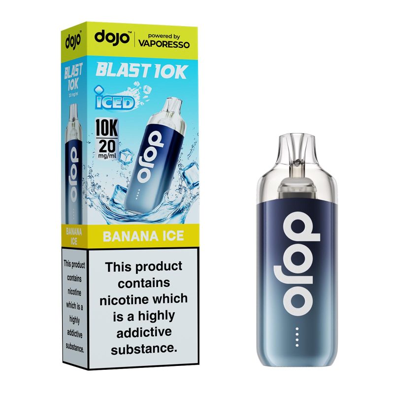 Banana Ice – Dojo Blast 10K Vape Kit (2ml + 10ml Refillable Pod)