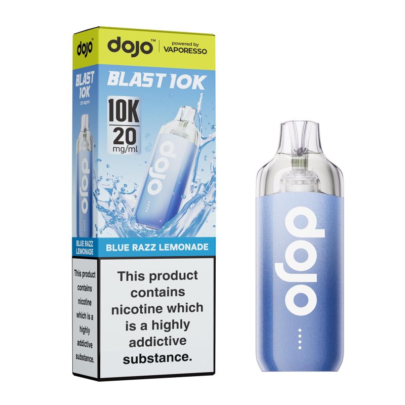 Blue Razz Lemonade – Dojo Blast 10K Vape Kit (2ml + 10ml Refillable Pod)