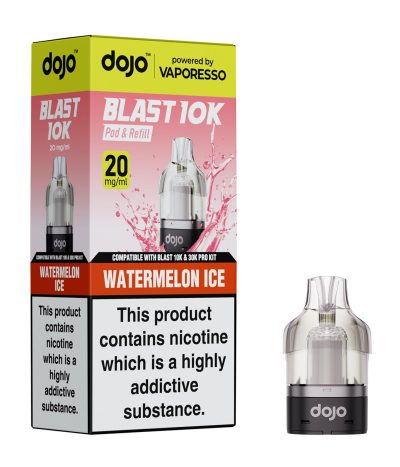 Watermelon Ice – Dojo Blast 10K Pod (2ml + 10ml Refillable Pod)