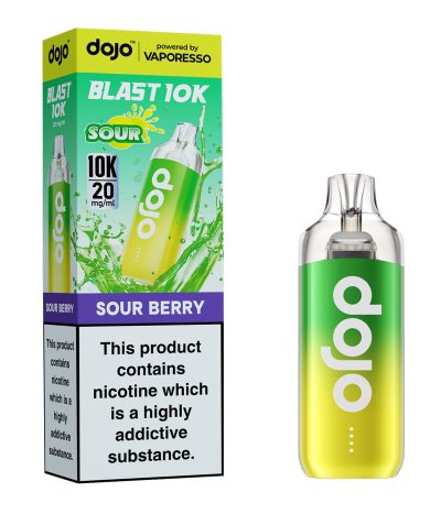 Sour Berry – Dojo Blast 10K Vape Kit (2ml + 10ml Refillable Pod)
