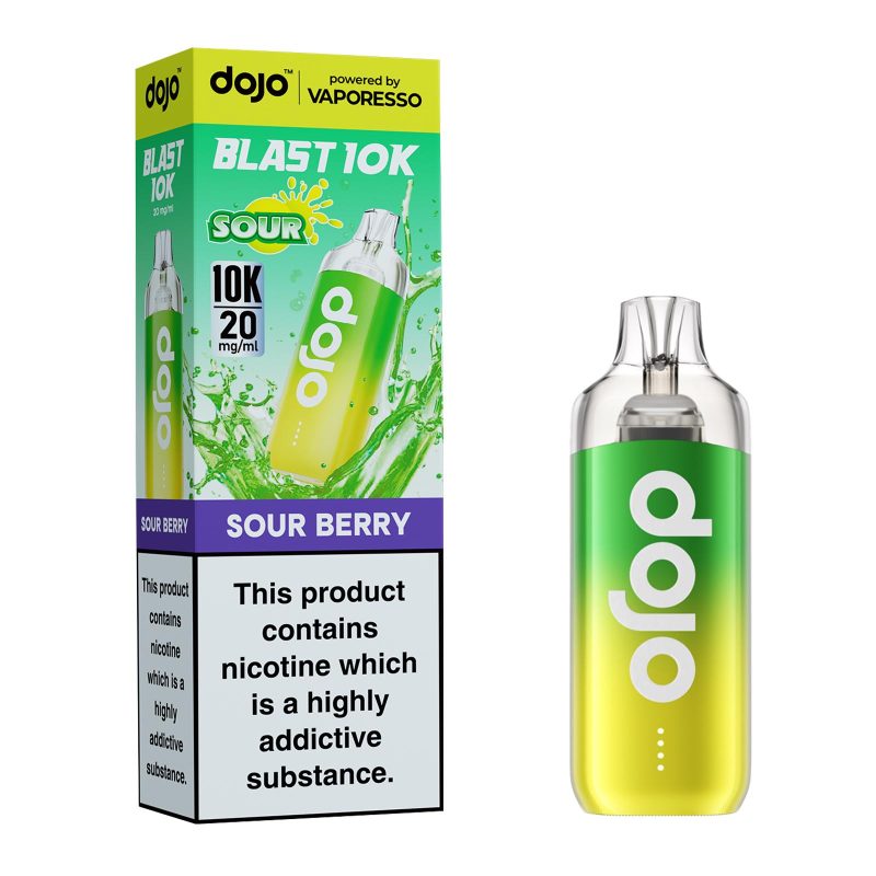 Sour Berry – Dojo Blast 10K Vape Kit (2ml + 10ml Refillable Pod)