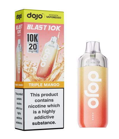 Triple Mango – Dojo Blast 10K Vape Kit (2ml + 10ml Refillable Pod)