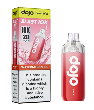 Watermelon Ice – Dojo Blast 10K Vape Kit (2ml + 10ml Refillable Pod)