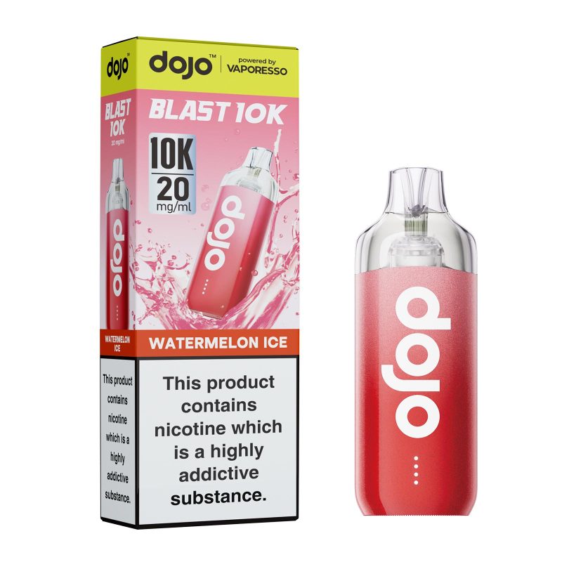 Watermelon Ice – Dojo Blast 10K Vape Kit (2ml + 10ml Refillable Pod)