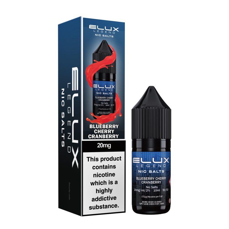 Blueberry Cherry Cranberry – Elux Legend Nic Salts (10ml)