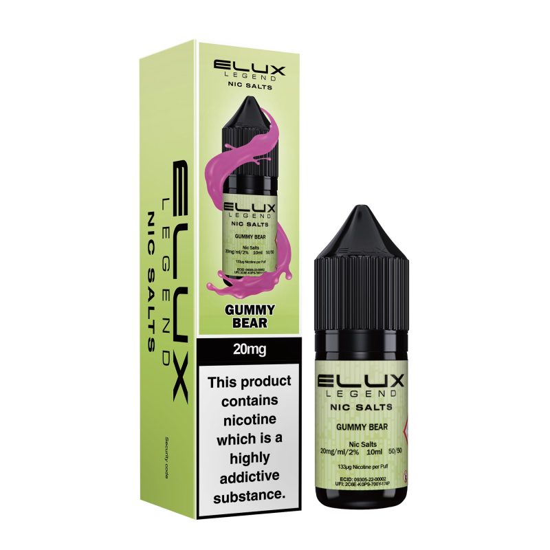 Elux Legend - Gummy Bear Gummy Bear – Elux Legend Nic Salts (10ml)