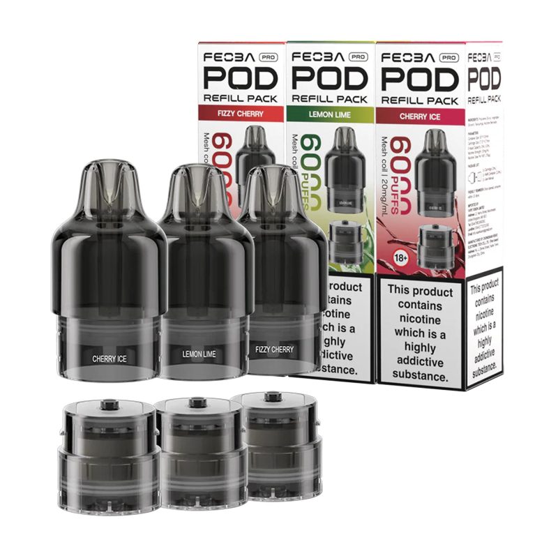 Feoba Pro 6000 Vape Pods (3 Pack)