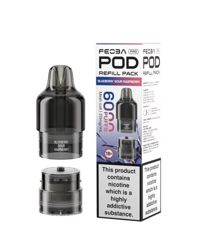 Blueberry Sour Raspberry – Feoba Pro 6000 Pod (2ml + 10ml Refillable Pod)