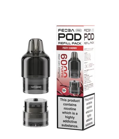 Fizzy Cherry – Feoba Pro 6000 Pod (2ml + 10ml Refillable Pod)