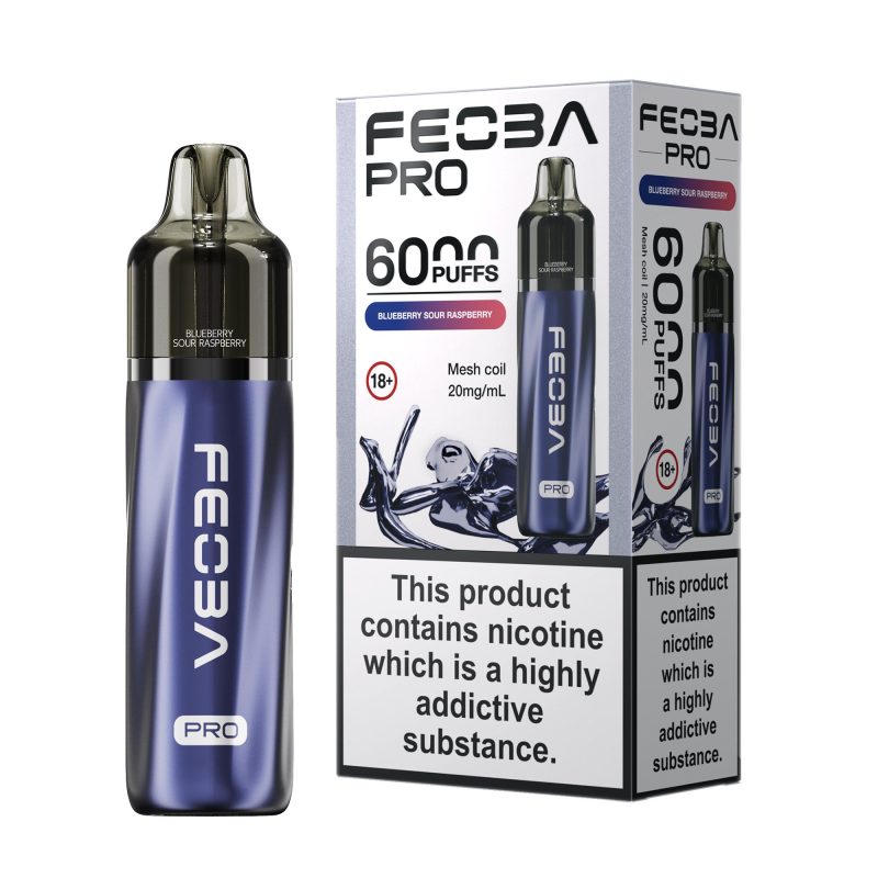 Feoba Pro 6000 Vape Kit - Blueberry Sour Raspberry Blueberry Sour Raspberry – Feoba Pro 6000 Vape Kit (2ml + 10ml Refillable Pod)