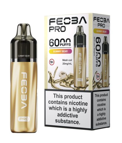 Gummy Bear – Feoba Pro 6000 Vape Kit (2ml + 10ml Refillable Pod)