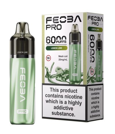 Lemon Lime – Feoba Pro 6000 Vape Kit (2ml + 10ml Refillable Pod)