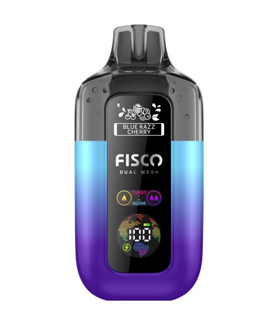 Blue Razz Cherry – Fisco Point Pro 7000 Vape Kit (2ml + 10ml Refillable Pod)