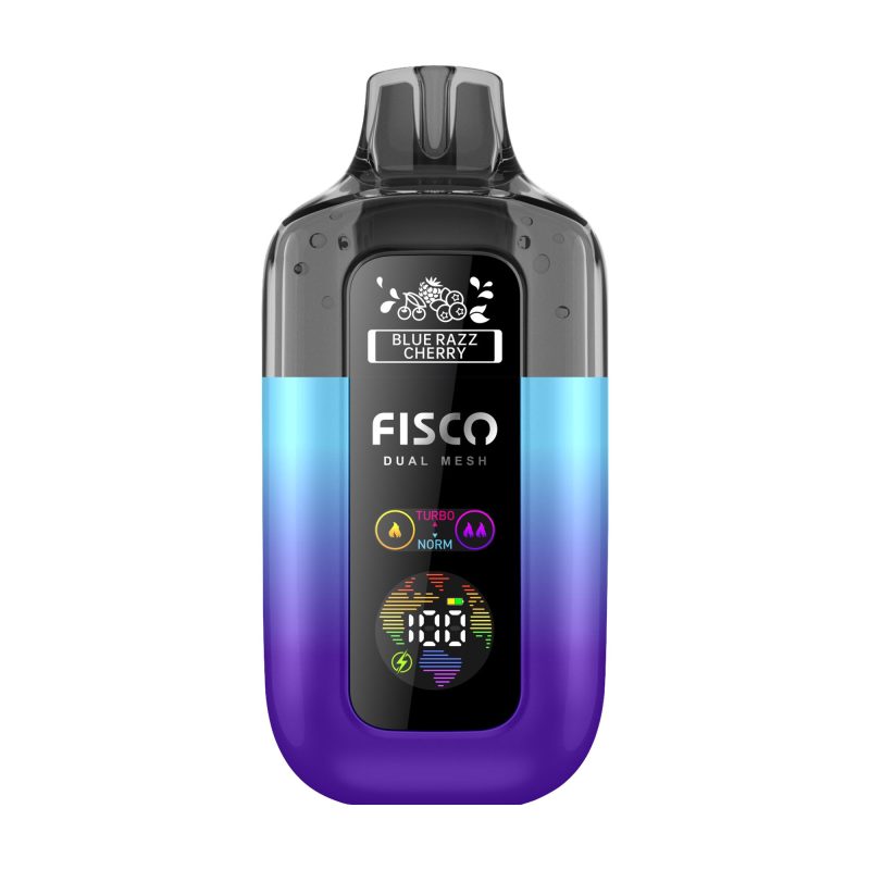 Blue Razz Cherry – Fisco Point Pro 7000 Vape Kit (2ml + 10ml Refillable Pod)