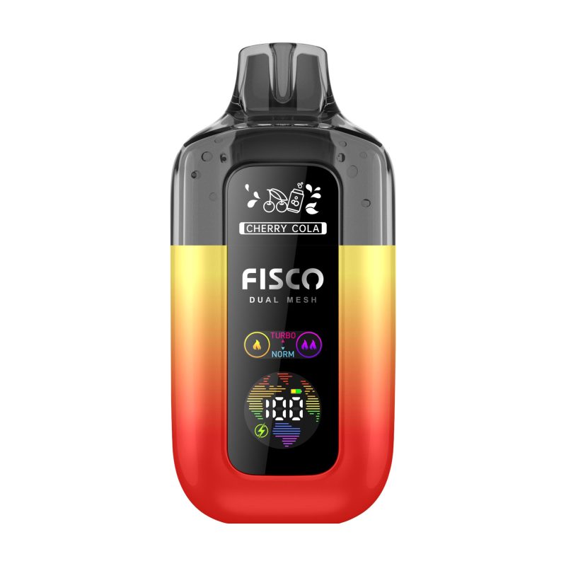 Cherry Cola – Fisco Point Pro 7000 Vape Kit (2ml + 10ml Refillable Pod)
