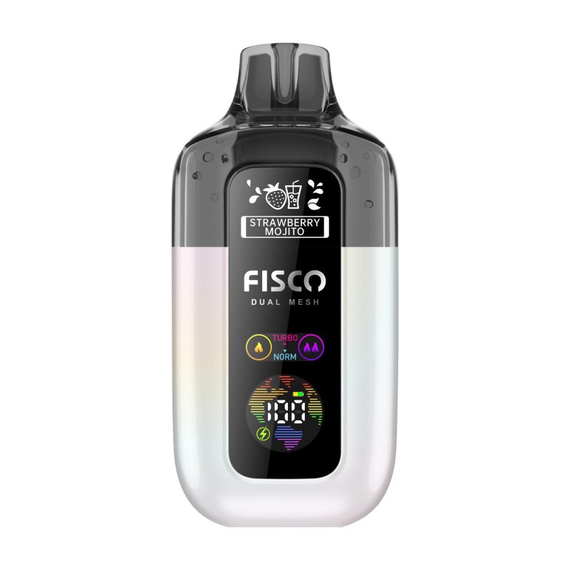 Strawberry Mojito – Fisco Point Pro 7000 Vape Kit (2ml + 10ml Refillable Pod)