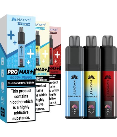 Hayati Pro Max+ 6000 Vape Kits 3-Pack (Mix & Match)