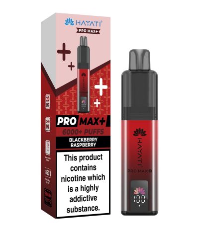 Blackberry Raspberry – Hayati Pro Max+ 6000 Vape Kit (2ml + 10ml Refillable Pod)