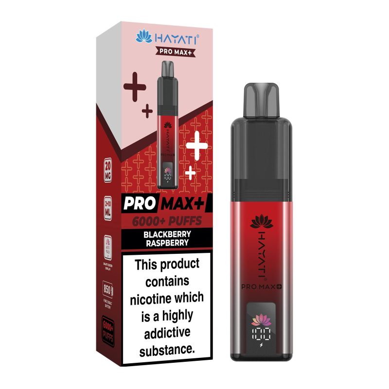 Blackberry Raspberry – Hayati Pro Max+ 6000 Vape Kit (2ml + 10ml Refillable Pod)