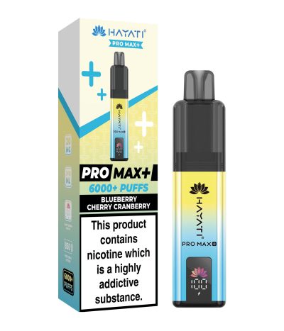 Blueberry Cherry Cranberry – Hayati Pro Max+ 6000 Vape Kit (2ml + 10ml Refillable Pod)