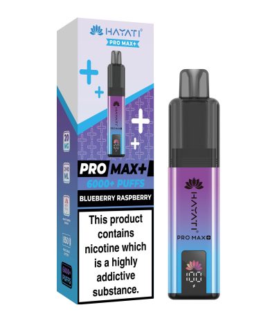 Blueberry Raspberry – Hayati Pro Max+ 6000 Vape Kit (2ml + 10ml Refillable Pod)
