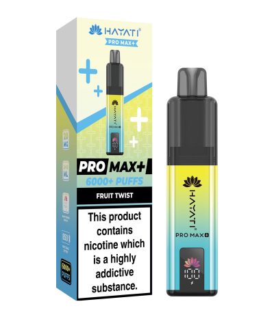 Fruit Twist – Hayati Pro Max+ 6000 Vape Kit (2ml + 10ml Refillable Pod)