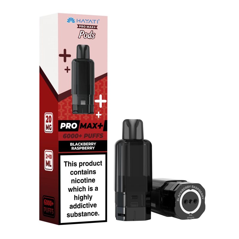 Hayati Pro Max Plus 6000 Pod - Blackberry Raspberry Blackberry Raspberry – Hayati Pro Max+ 6000 Pod (2ml + 10ml Refillable Pod)