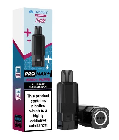 Blue Razz Blackcurrant – Hayati Pro Max+ 6000 Pod (2ml + 10ml Refillable Pod)