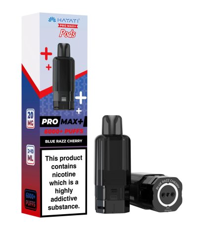 Blue Razz Cherry – Hayati Pro Max+ 6000 Pod (2ml + 10ml Refillable Pod)