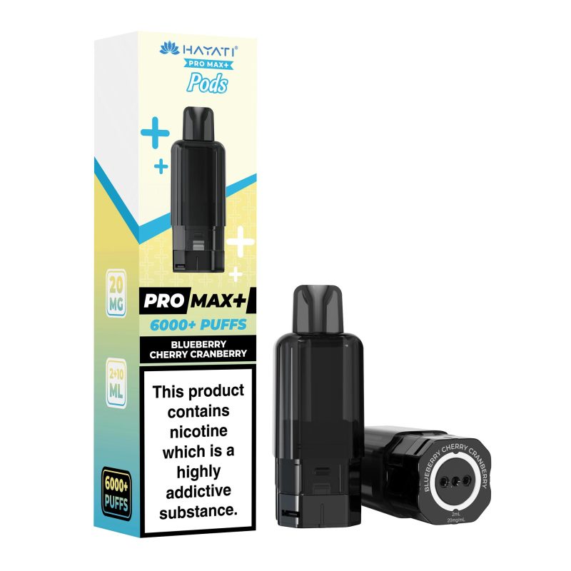 Blueberry Cherry Cranberry – Hayati Pro Max+ 6000 Pod (2ml + 10ml Refillable Pod)