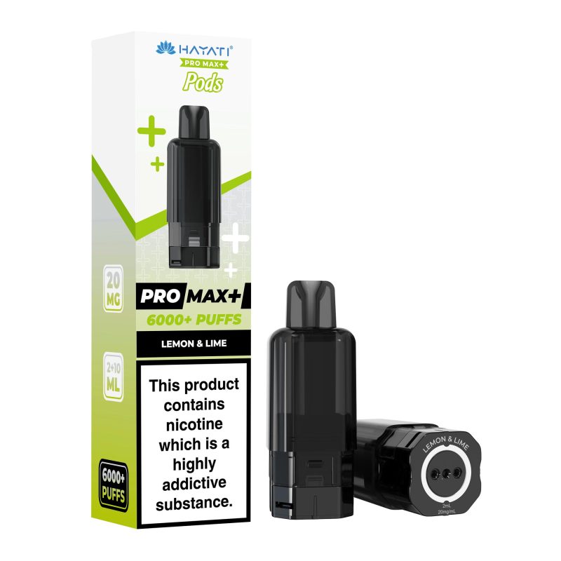 Lemon & Lime – Hayati Pro Max+ 6000 Pod (2ml + 10ml Refillable Pod)